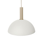 Ferm Living Collect High Socket Pendant Dome Cashmere White