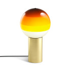 Marset Dipping Light LED Table Lamp M Amber Brass