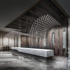 Lodes Rain LED Pendant Black Cluster