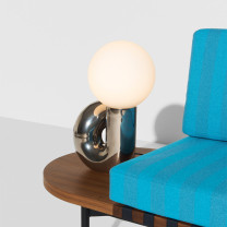 Large Platinum Petite Friture Neotenic LED Table Lamp