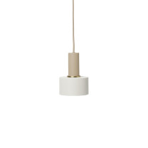 Ferm Living Collect Low Socket Pendant Disc Cashmere White