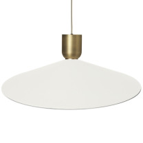 Ferm Living Collect Bell Socket Pendant Angle Brass White