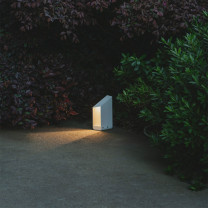 Marset Domus LED Bollard Lifestyle Hedgerow