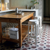 Large White Kartell Charles Ghost Stool