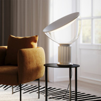 White, Large Flos Taccia LED Table Lamp