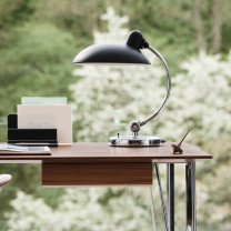 Matte Black Fritz Hansen Kaiser Idell 6631 Luxus Table Lamp