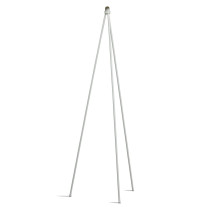 Northern Oslo Wood Floor Lamp Light Grey Base