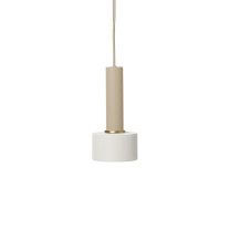 Ferm Living Collect High Socket Pendant Disc Cashmere White