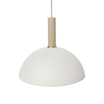 Ferm Living Collect High Socket Pendant Dome Cashmere White