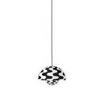 &Tradition Flowerpot VP7 Pendant in Patterned Black & White