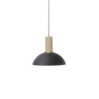 Ferm Living Collect Low Socket Pendant Hoop Cashmere Black