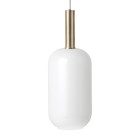 Ferm Living Collect High Socket Pendant Glass Tall Brass Opal