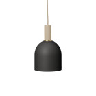 Ferm Living Collect Low Socket Pendant Bell Cashmere Black