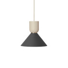 Ferm Living Collect Bell Socket Pendant Bell Cashmere Black