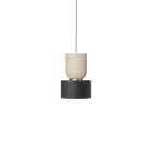 Ferm Living Collect Bell Socket Pendant Disc Cashmere Black
