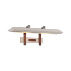 Bert Frank Rinato LED Long Wall Light Satin Nickel White