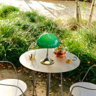 Louis Poulsen Panthella Originals 250 V3 LED Portable Lamp Lifestyle Outdoors Dining 2