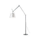Artemide Tolomeo Mega LED Floor Lamp Aluminium 360 Silk
