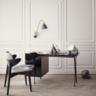 Bestlite BL6 Wall Light Grey Semi Matt Shade/Brass Base