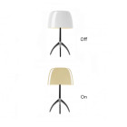 Foscarini Lumiere Table Lamp - Large, Warm White / Black Chrome