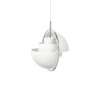 Gubi Multi-Lite Pendant Light Large White Chrome