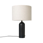 Gubi Gravity Table Lamp Black Steel Canvas Large
