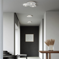 White Lodes Bugia LED Ceiling Lights in Sitting Room