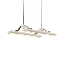 Bert Frank Rinato LED Linear Pendant Satin Nickel White