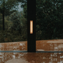 Santa & Cole Estadio Singular LED Wall Light Lifestyle Column