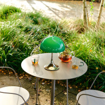 Louis Poulsen Panthella Originals 250 V3 LED Portable Lamp Lifestyle Outdoors Dining 2