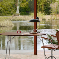 Green Fritz Hansen Kaiser Idell 6631 Luxus Table Lamp