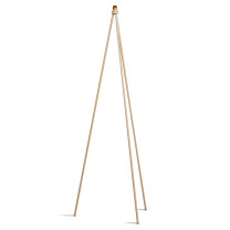 Northern Oslo Wood Floor Lamp Beige Base