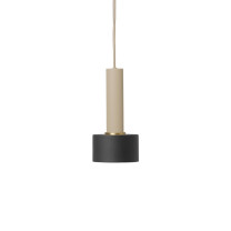 Ferm Living Collect High Socket Pendant Disc Cashmere Black