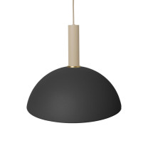 Ferm Living Collect High Socket Pendant Dome Cashmere Black