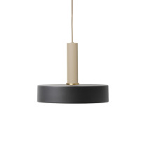Ferm Living Collect High Socket Pendant Record Cashmere Black