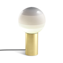 Marset Dipping Light LED Table Lamp M White Brass