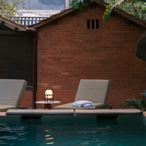 Santa & Cole Cestita Alubat LED Table Lamp