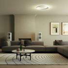 Lodes Tidal LED Ceiling Light White in Dining Room