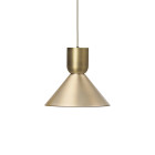 Ferm Living Collect Brass Pendant Cone Bell Brass