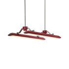 Bert Frank Rinato LED Linear Pendant Satin Nickel Red