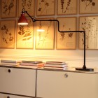 Lampe Gras Nº317 Table Lamp Red Unfolded