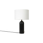 Gubi Gravity Table Lamp Black Steel White Small
