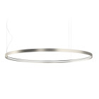 Panzeri Zero Round Horizontal LED Pendant 100 Titanium