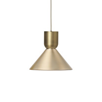 Ferm Living Collect Brass Pendant Cone Bell Brass