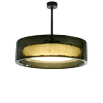 Marset Ringo LED Ceiling Light Fixed Stem 90 Green 40