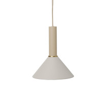 Ferm Living Collect High Socket Pendant Cone Cashmere Grey