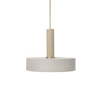 Ferm Living Collect High Socket Pendant Record Cashmere Grey