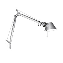 Artemide Tolomeo Micro Clamp Lamp Aluminium