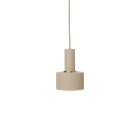 Ferm Living Collect Low Socket Pendant Disc Cashmere Cashmere