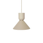 Ferm Living Collect Bell Socket Pendant Bell Cashmere Cashmere